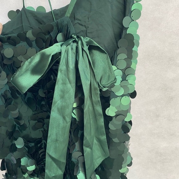 Sequinned One-Shoulder Mini Dress by Maeve - Picture 15 of 16